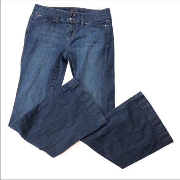 White House Black Market Blanc Trouser Leg Denim - Picture 1 of 8